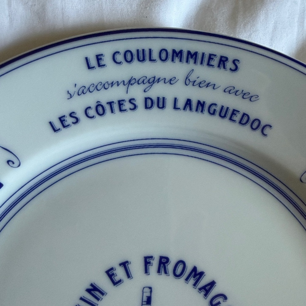 Porcelain French appetizer plates (3) - Picture 4 of 8